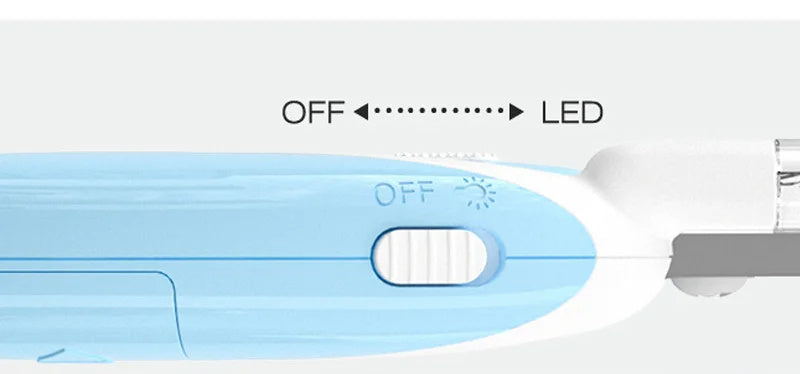 LED Pet Nail Clippers with Electric Grinder – Safe Trimming for Dogs & Cats
