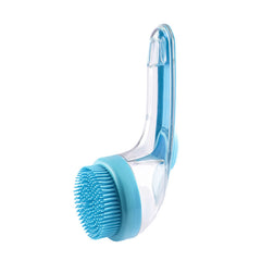 Long Handle Pet Bath & Grooming Brush for Dogs and Cats — Shower Cleaning Comb for Shedding & Massaging