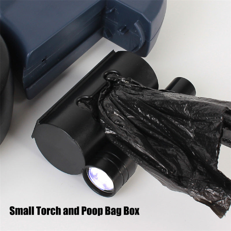 Retractable Dog Leash for Small Dogs — Reflective Dual Lead with 360° Swivel & Built-in LED Lights
