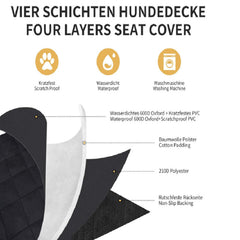 Waterproof Car Pet Mat – Heavy-Duty Oxford Cloth Dog Seat & Trunk Protector