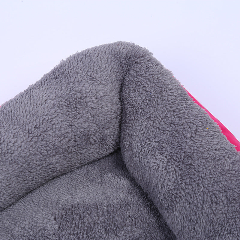 Four Seasons Cotton Wool Pet Nest – Soft Dog Bed for Small to Large Breeds (S–3XL)