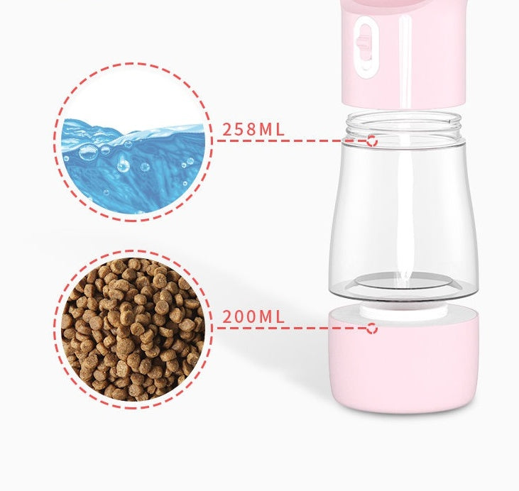 Traveling Out Portable Dog Water Dispenser – Leak-Proof, One-Hand Use & BPA-Free