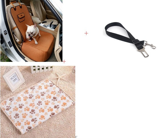 Dual-Purpose Pet Car Mat – Waterproof Front Seat Cushion & Travel Carrier for Dogs & Cats
