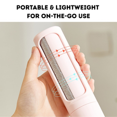 Reusable 2-in-1 Pet Hair Remover Brush & Lint Roller