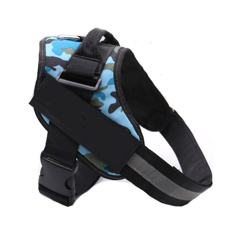 Personalized No-Pull Reflective Dog Harness – Custom Patch & Adjustable Fit