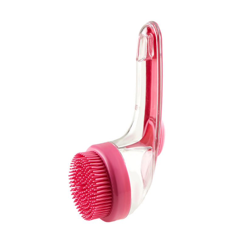 Long Handle Pet Bath & Grooming Brush for Dogs and Cats — Shower Cleaning Comb for Shedding & Massaging