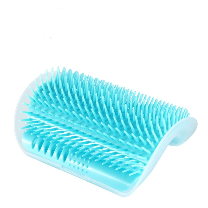 Cat Self-Grooming Brush – Wall-Mounted Corner Groomer & Massager for Cats