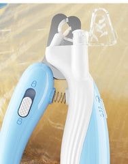 LED Pet Nail Clippers with Electric Grinder – Safe Trimming for Dogs & Cats