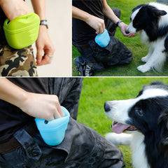 Dog Training Treat Waist Bag – Portable Outdoor Pet Snack Pouch for Obedience & Agility Training
