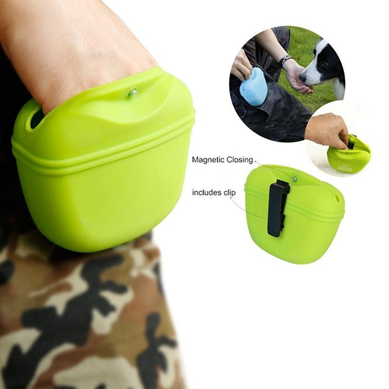 Dog Training Treat Waist Bag – Portable Outdoor Pet Snack Pouch for Obedience & Agility Training