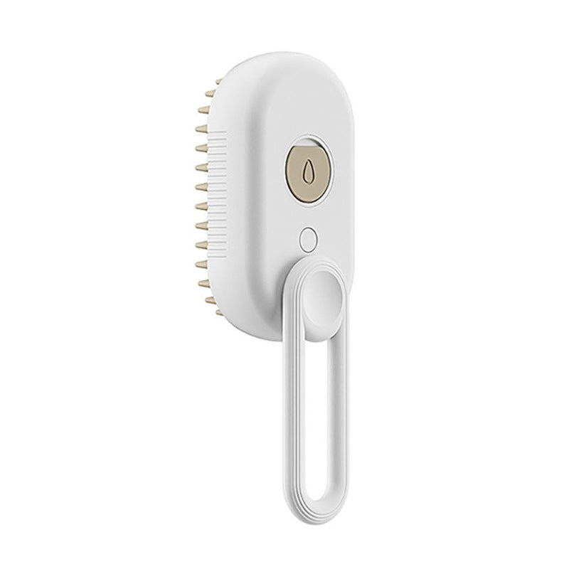 3-in-1 Electric Cat & Dog Steam Brush – Pet Grooming Hair Removal & Massage Comb