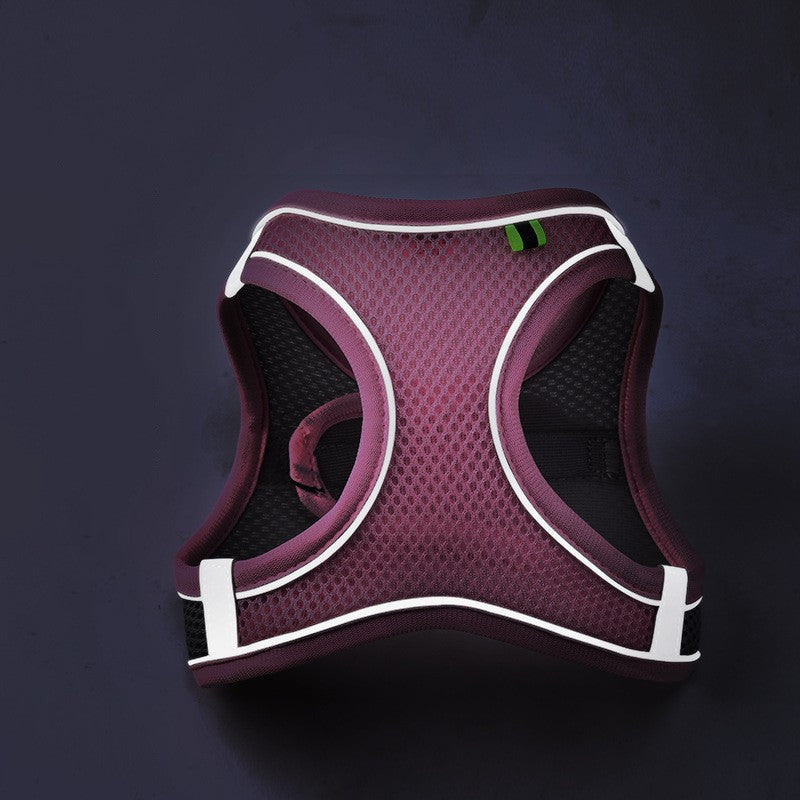 Reflective Dog Vest Harness with Leash – Breathable, Stylish & Secure Pet Walking Gear