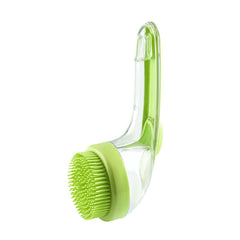 Long Handle Pet Bath & Grooming Brush for Dogs and Cats — Shower Cleaning Comb for Shedding & Massaging